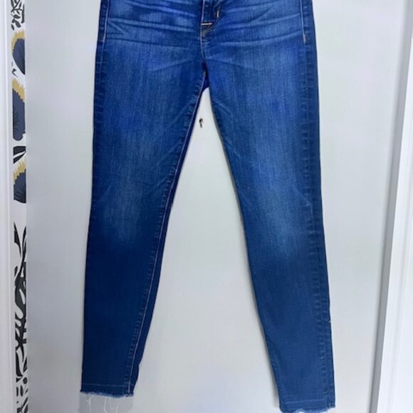 HUDSON KRISTA SUPER SKINNY RAW HEM JEANS SIZE 27 - Picture 5 of 11